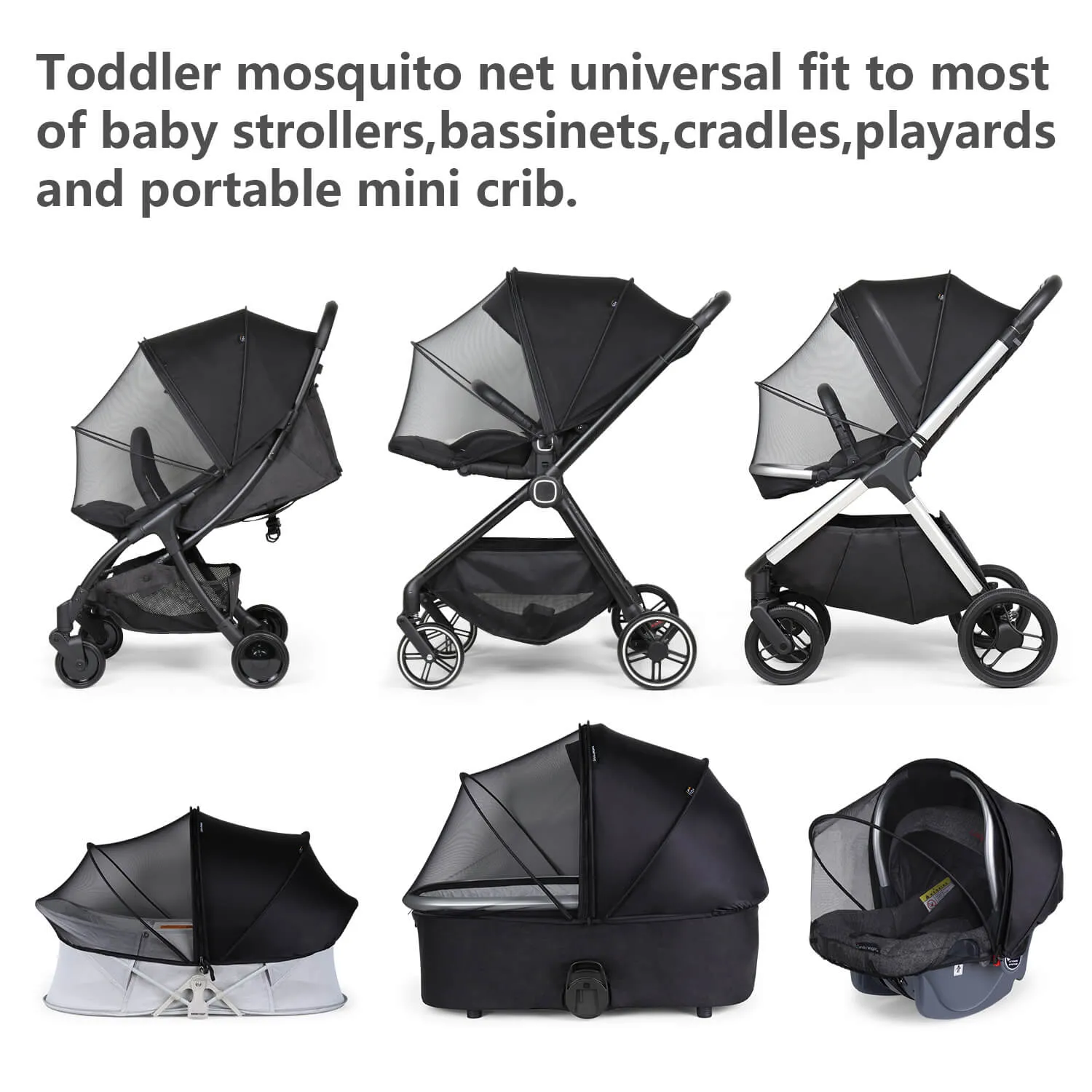 2-in-1 Mosquito Net & Sun Shade