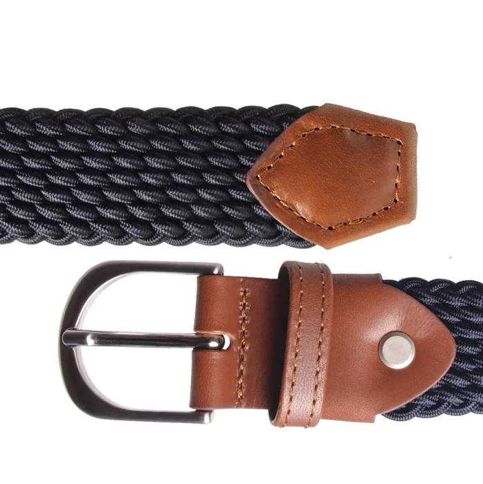 30 mm Viscose Stretch Belt Navy