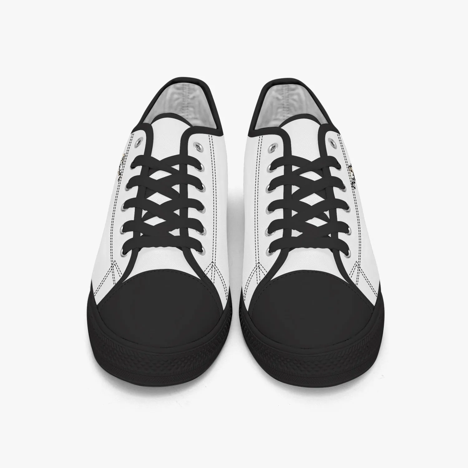 399. New Low-top Canvas Shoes - Tongue Printable