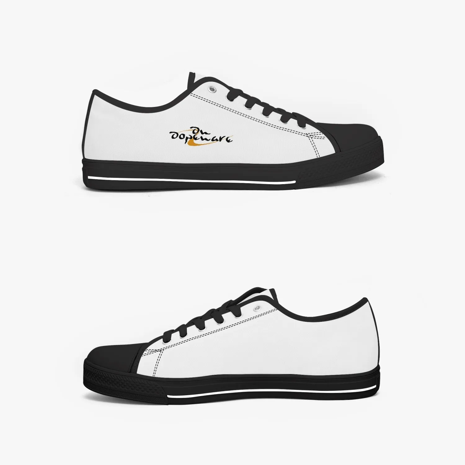 399. New Low-top Canvas Shoes - Tongue Printable