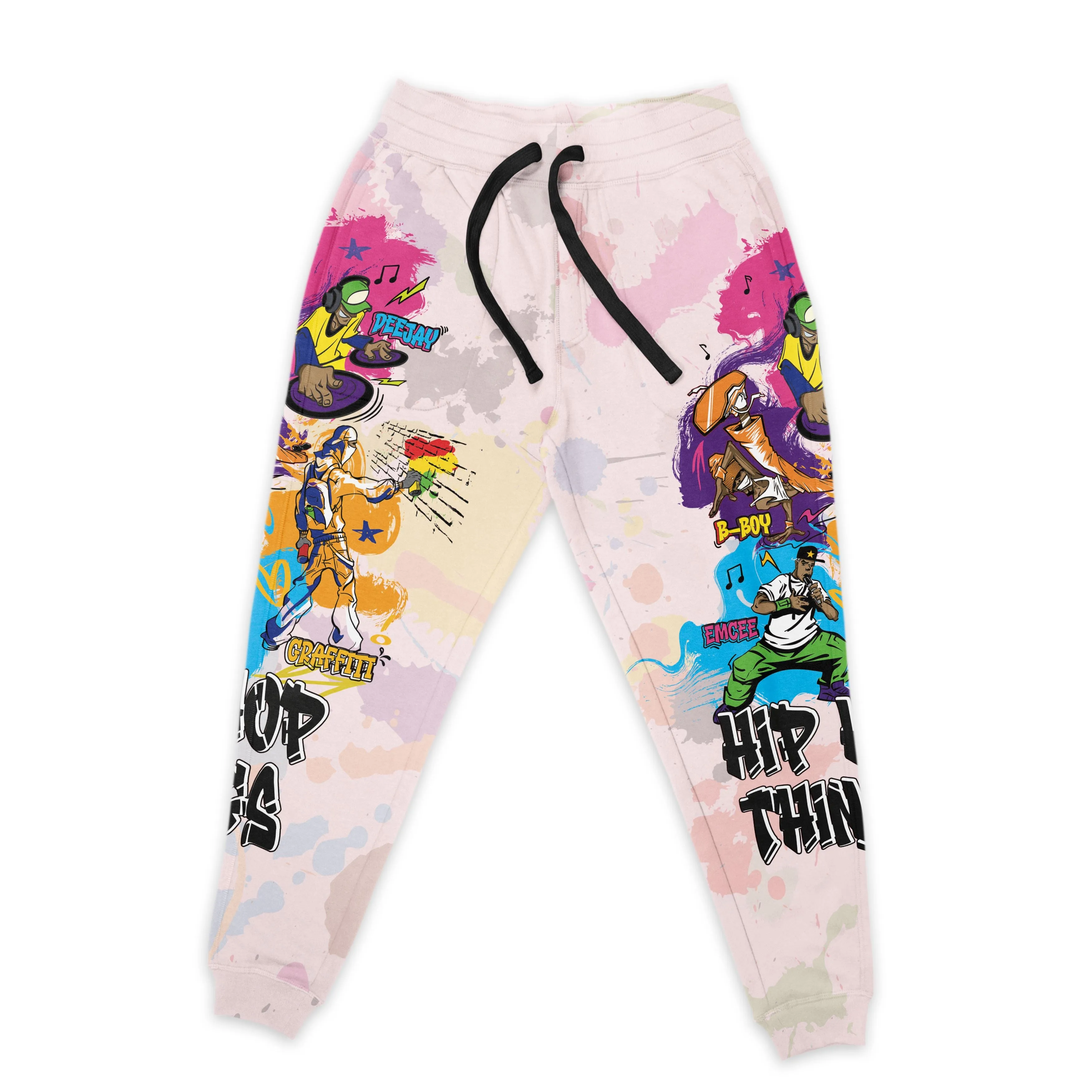 4 Elements Of Hip Hop All-over Hoodie and Joggers Set