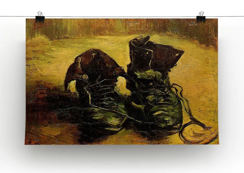 A Pair of Shoes 2 by Van Gogh Canvas Print or Poster