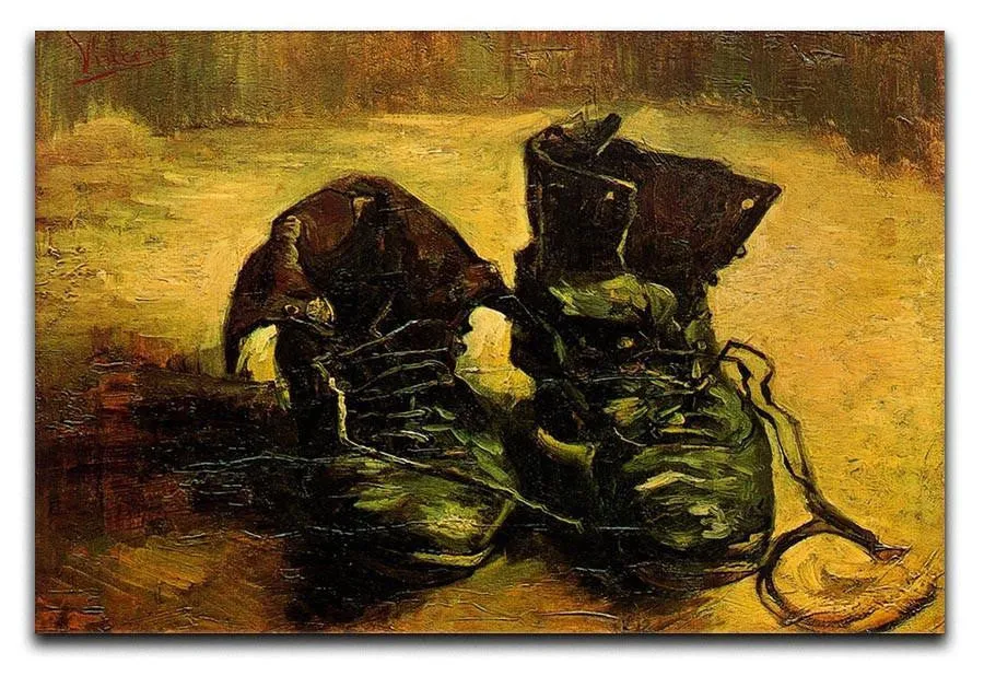 A Pair of Shoes 2 by Van Gogh Canvas Print or Poster