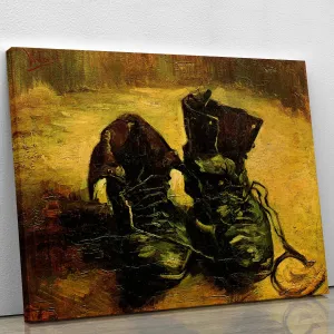 A Pair of Shoes 2 by Van Gogh Canvas Print or Poster