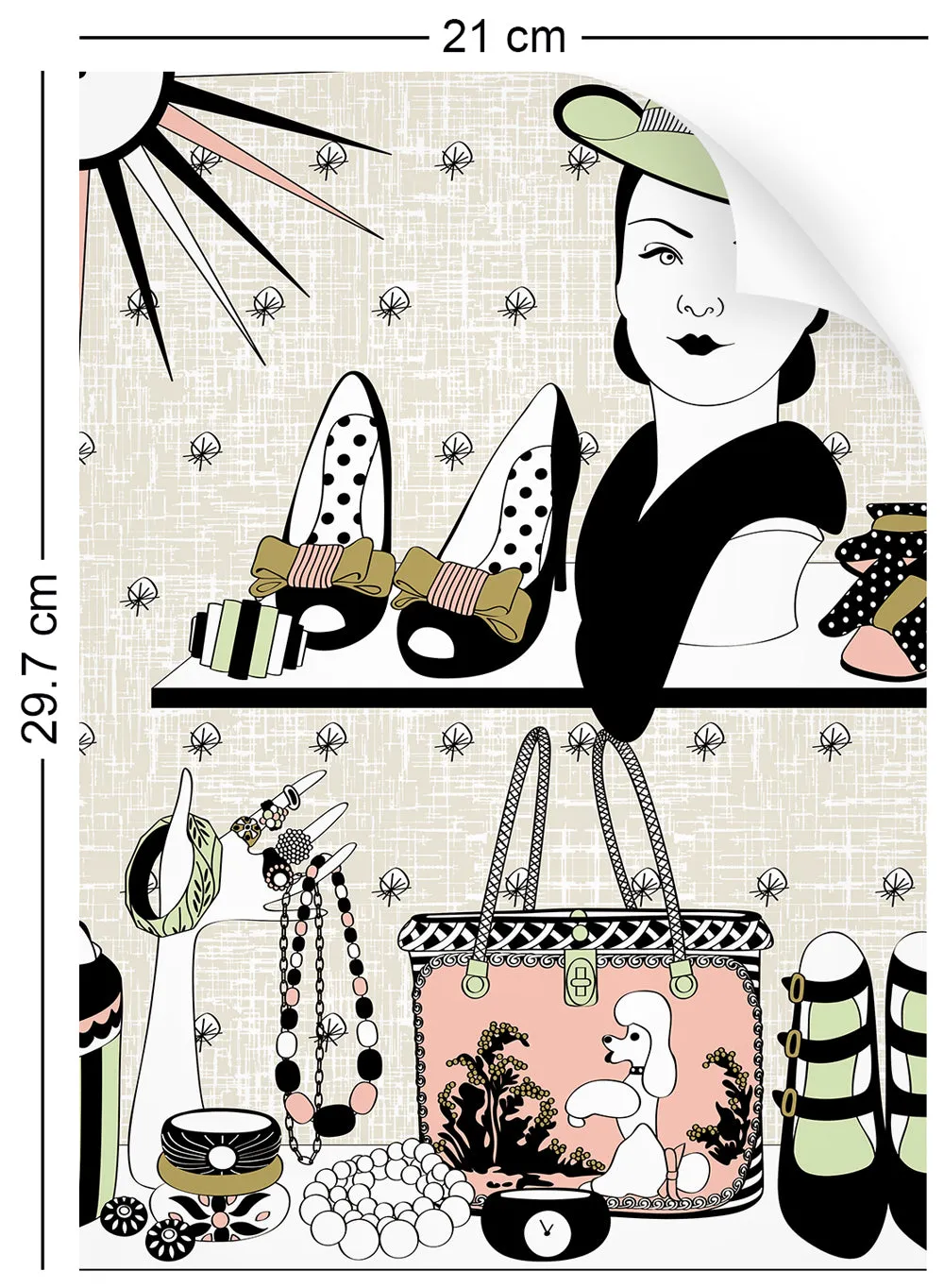 Accessorise (Palm Springs) - Wallpaper Samples