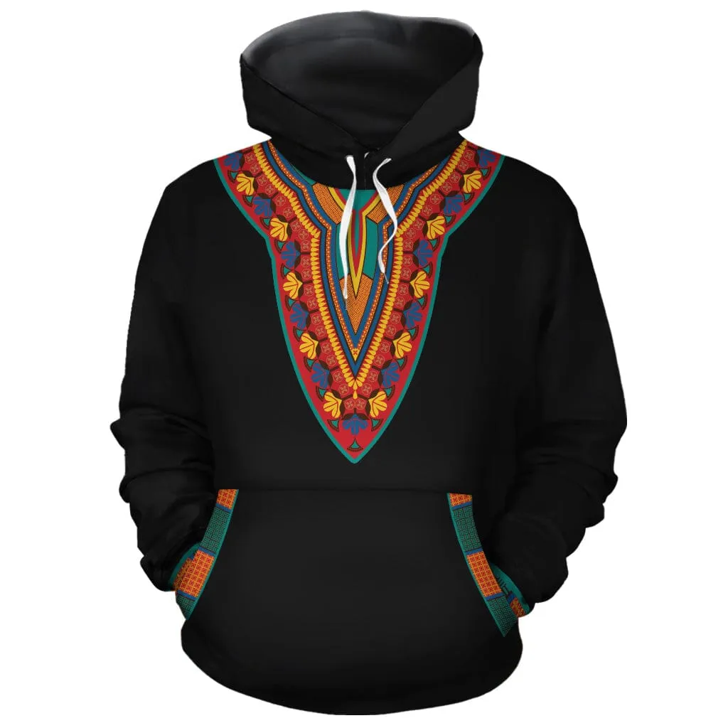 African-Inspired Patterns Printed All-over Hoodie And Joggers Set