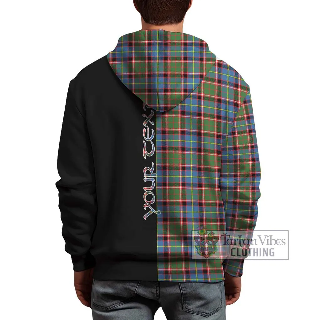 Aikenhead Tartan Hoodie with Family Crest and Half Of Me Style