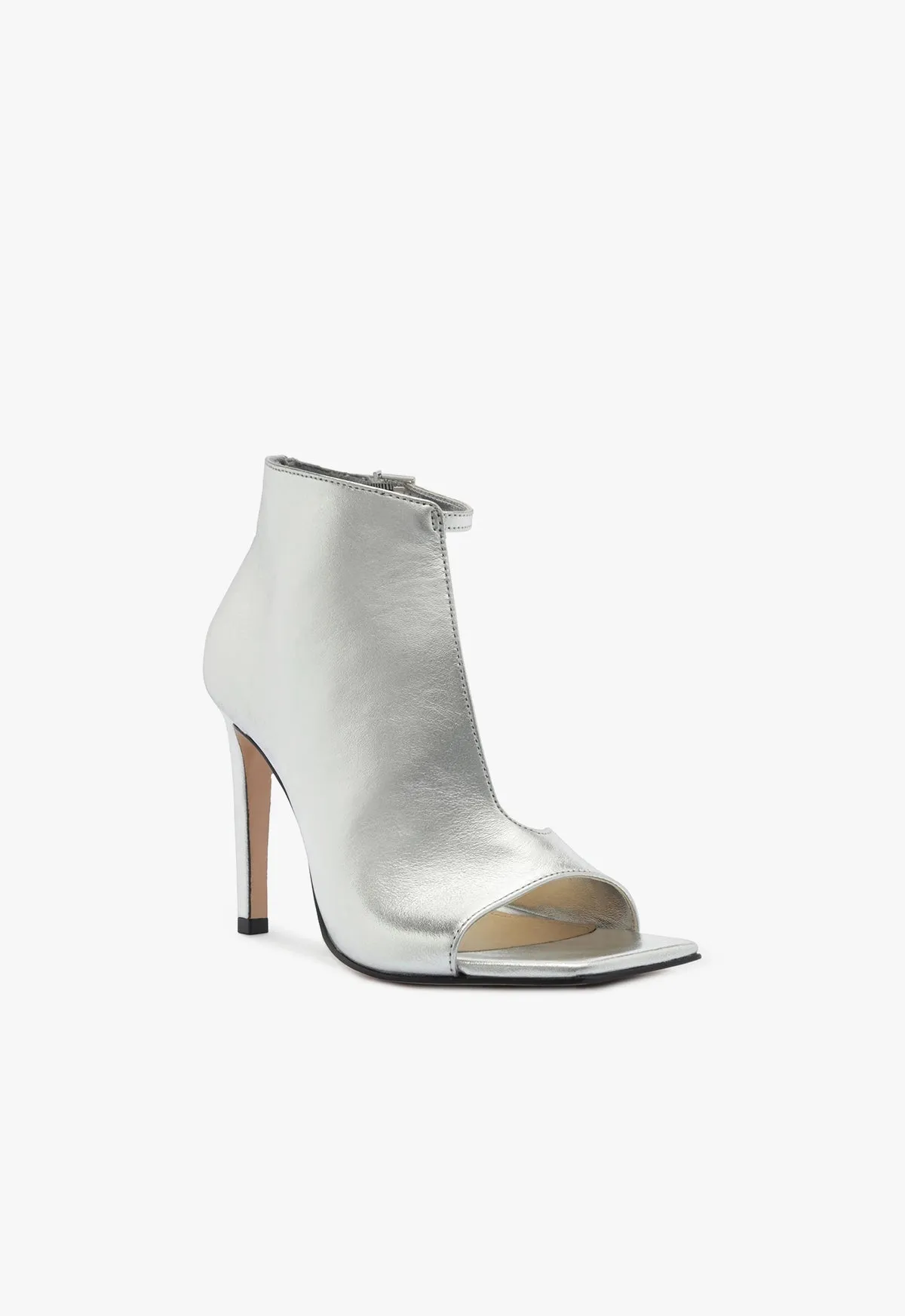 Alina Metallic Leather Sandal