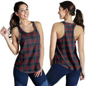 Allison Red Tartan Women Racerback Tanks