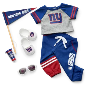 American Girl® x NFL New York Giants Fan Outfit & Accessories for 18-inch Dolls