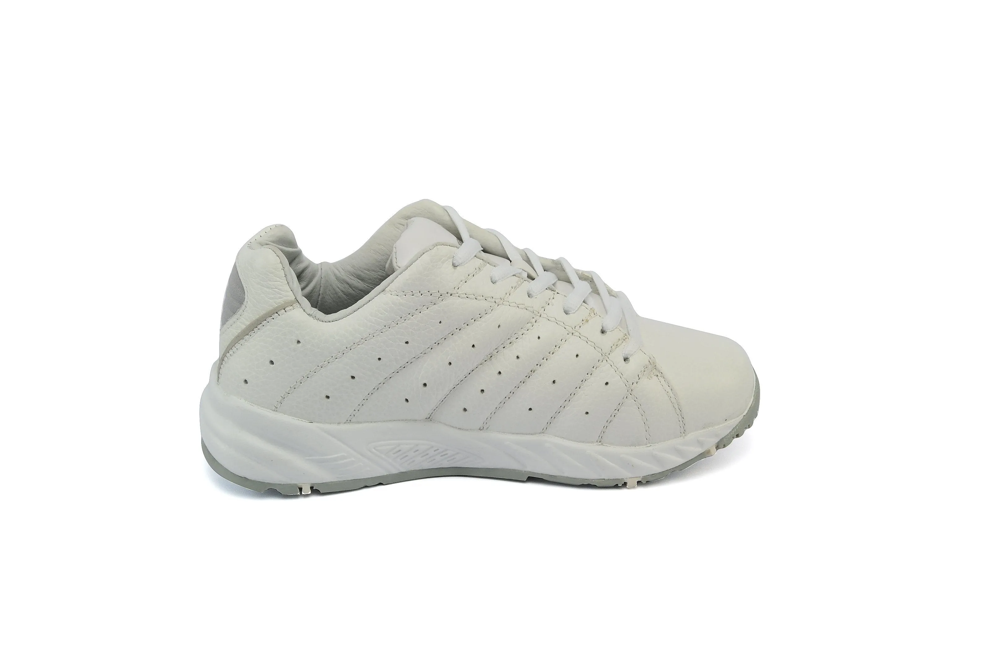 Answer2 447-3 White/Silver - Women's Athletic Walking Shoes