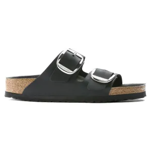 ARIZONA BIG BUCKLE OILED LEATHER | BLACK (NARROW)