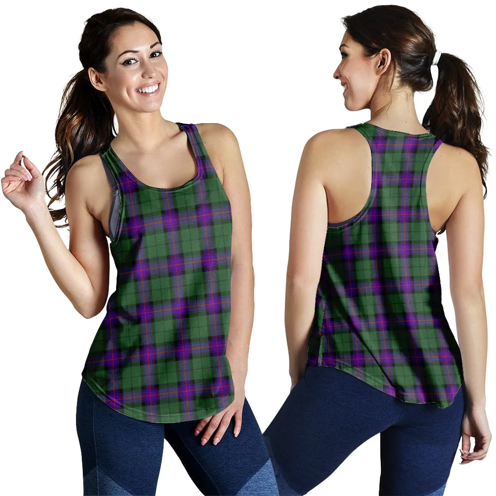 Armstrong Modern Tartan Women Racerback Tanks