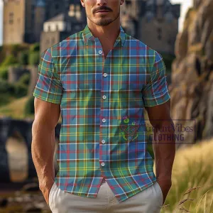 Ayrshire District Tartan Cotton Hawaiian Shirt