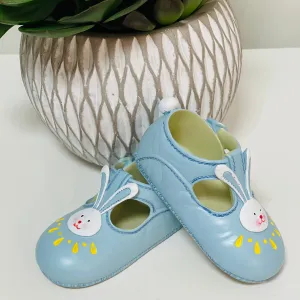 Baby Gift - Shoes Blue With Bunny Face