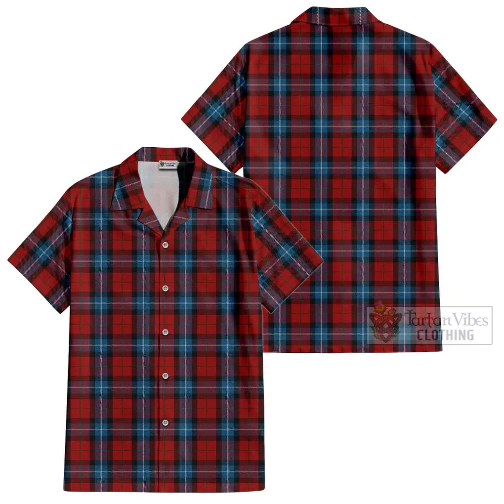 Baillie of Polkemmet Red Tartan Cotton Hawaiian Shirt