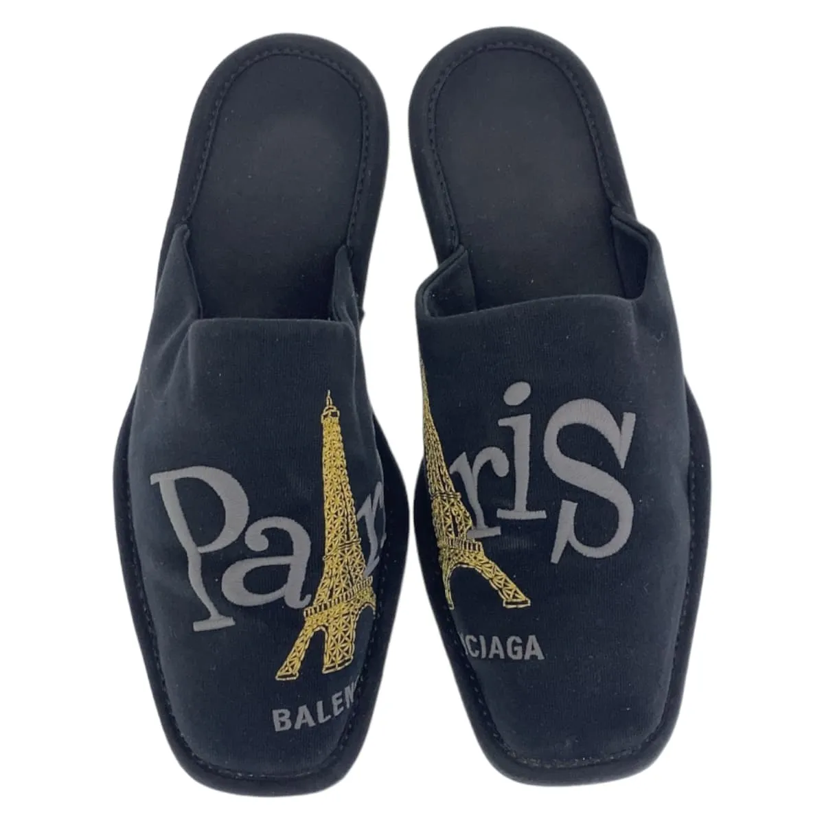 Balenciaga Canvas Paris Slipper Sandals