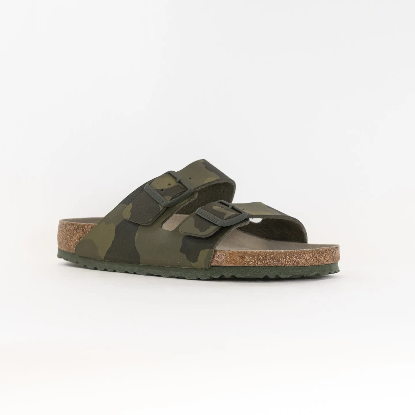 Birkenstock Arizona Birko Flor (Men's) - Desert Soil/Camo Green