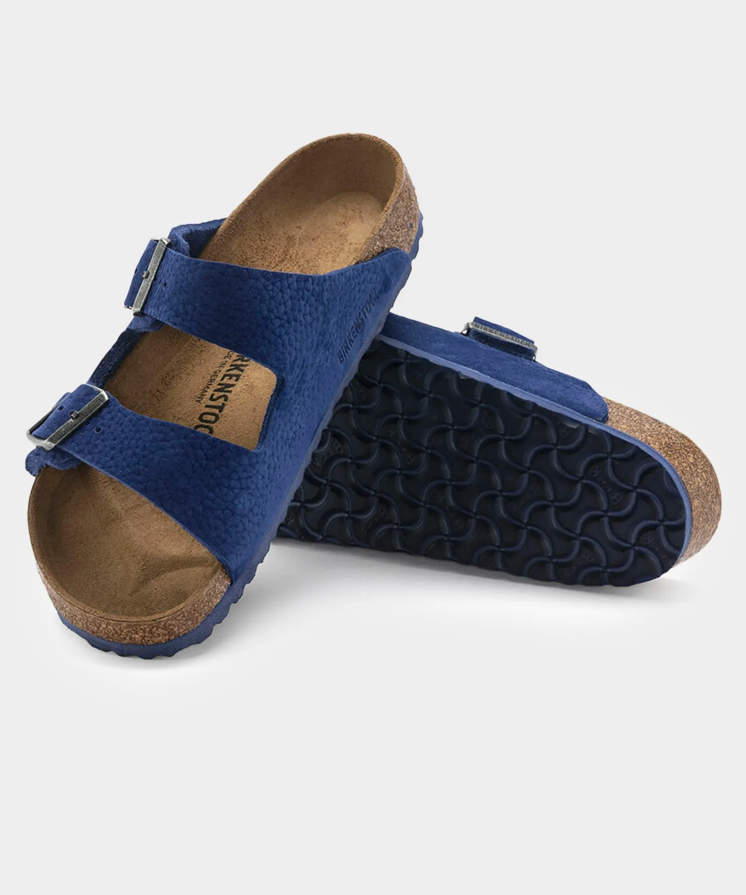 Birkenstock Arizona in Indigo Blue Leather