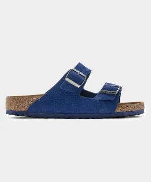 Birkenstock Arizona in Indigo Blue Leather