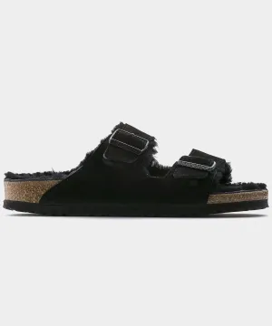 Birkenstock Arizona Shearling in Black