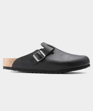 Birkenstock Boston Grip in Vintage Black Leather