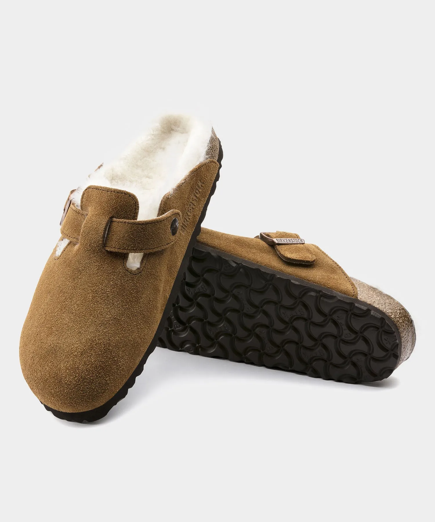 Birkenstock Boston Shearling in Mink