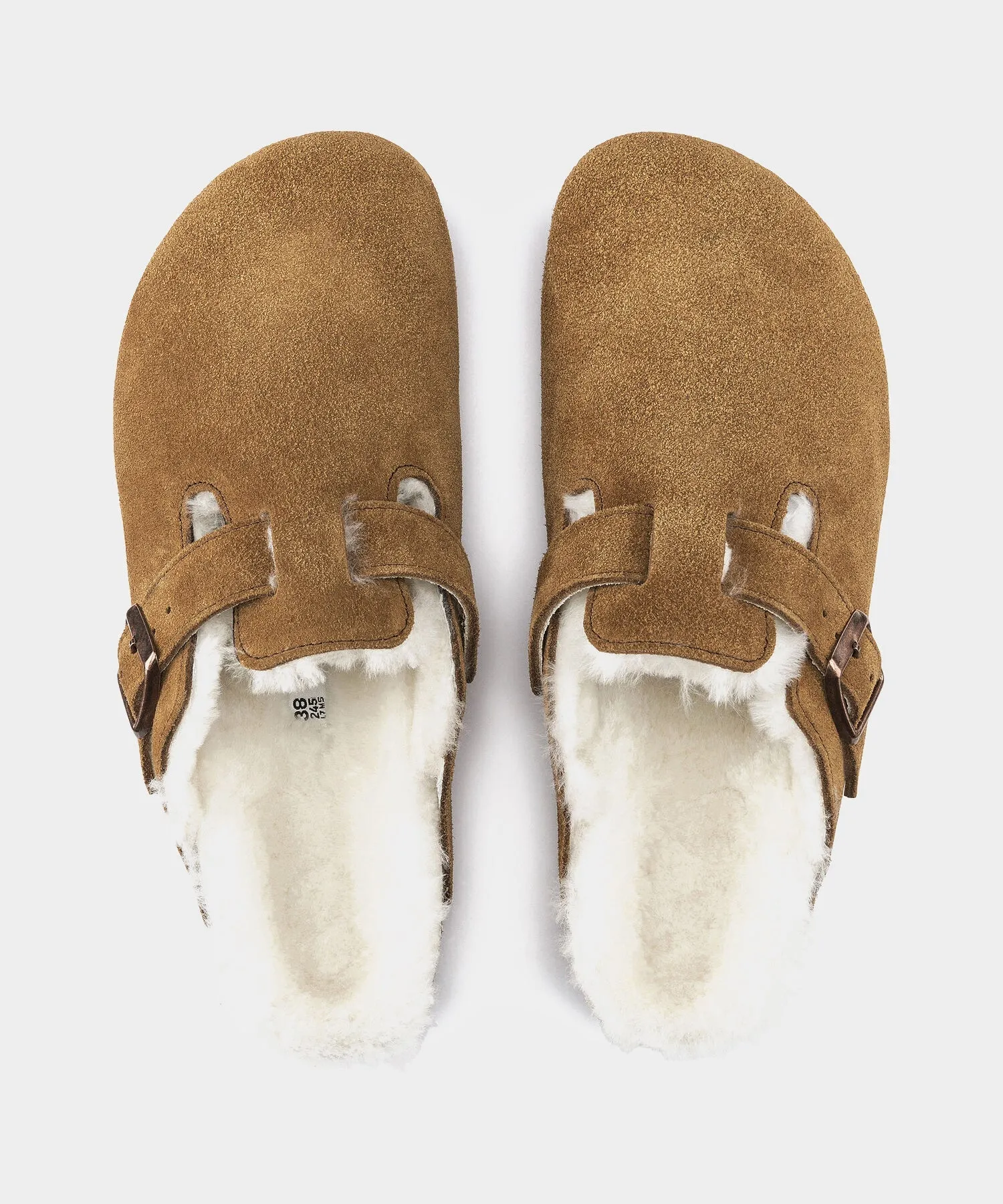 Birkenstock Boston Shearling in Mink