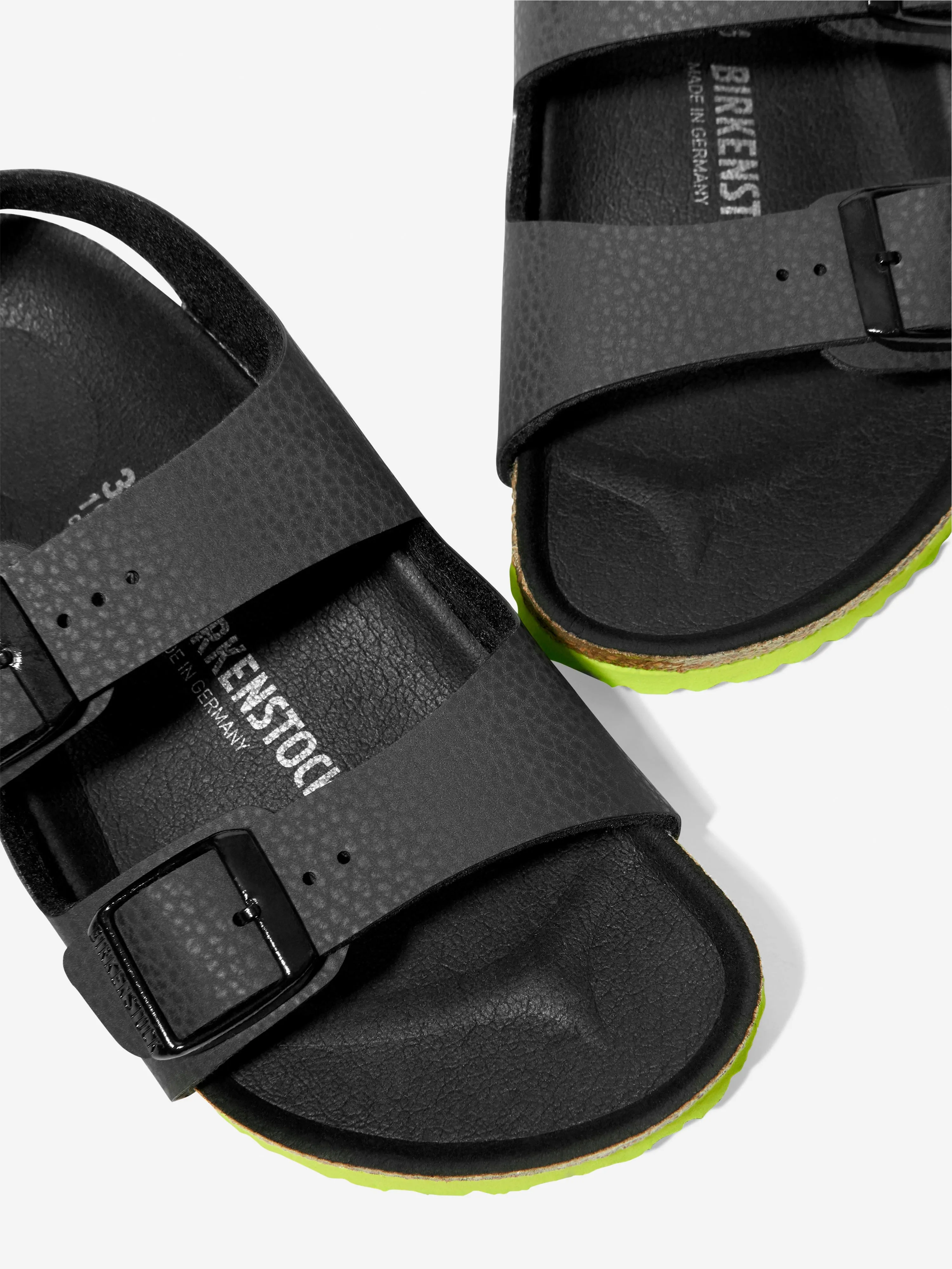 BIRKENSTOCK Boys Milano Sandals in Black