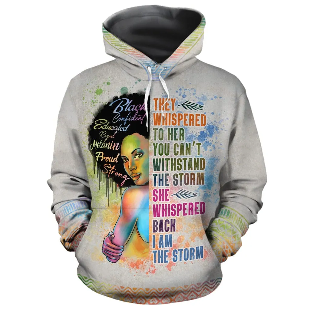 Black Girl I Am The Storm Hoodie and Joggers Set