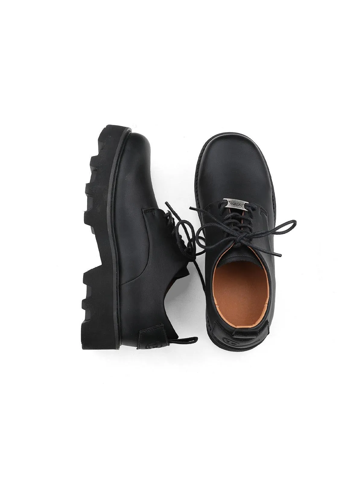 Black Leather Casual Shoes