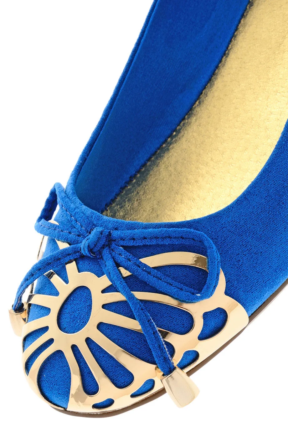 BLINK BUTTERFLY WINGS Royal Blue Ballerinas