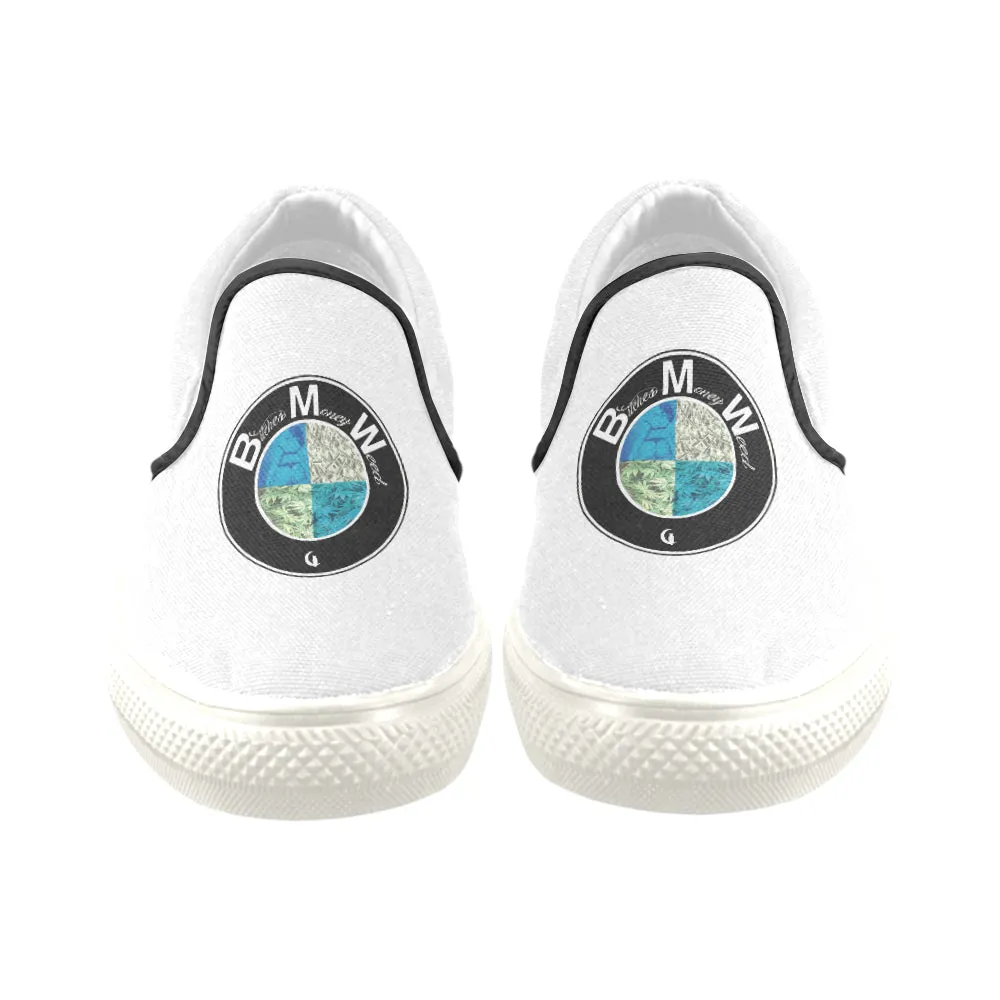 B.MONEY.W Unusual Slip-on Canvas Shoes