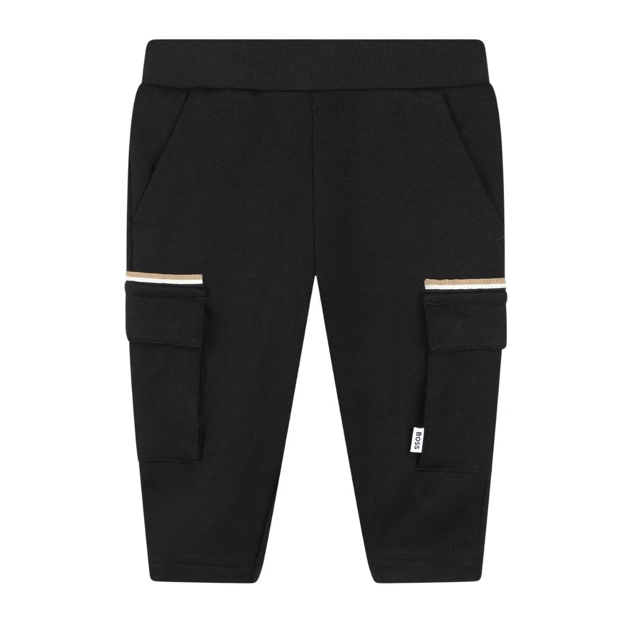 BOSS Baby Black Cargo Jogging Trousers