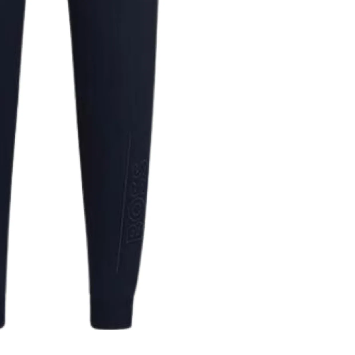 BOSS Embroidered Logo Navy Jogging Bottoms