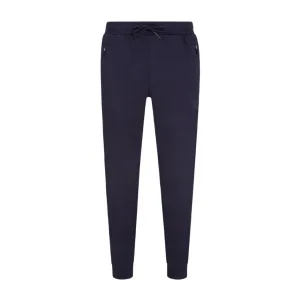 BOSS Hadiko 1 Logo Stripe Dark Blue Jogging Bottoms