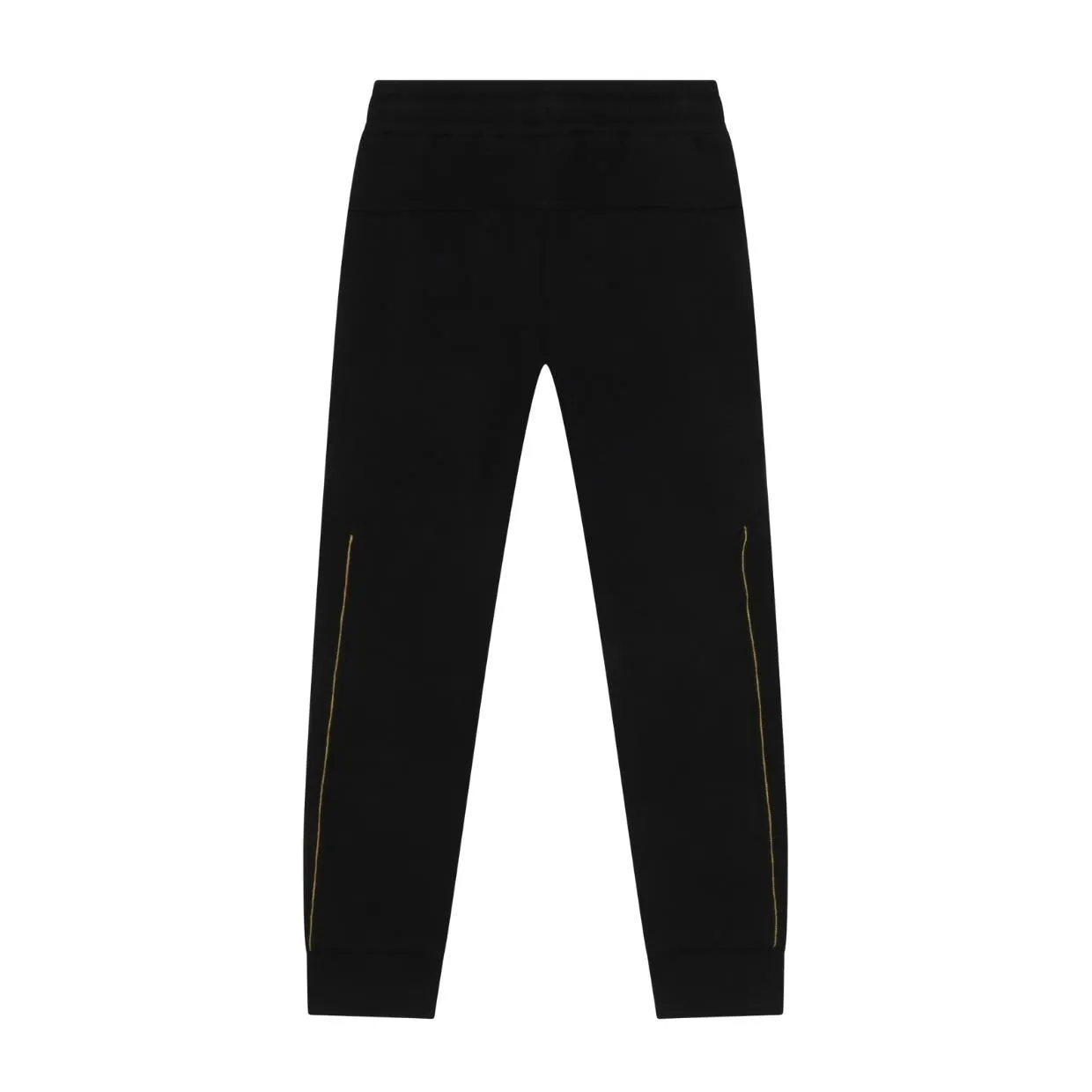 BOSS Kids Gold Curved Logo Jogging Bottoms