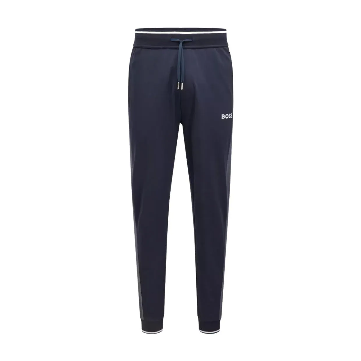 BOSS Navy Contrast Logo Tracksuit Jogging Bottoms