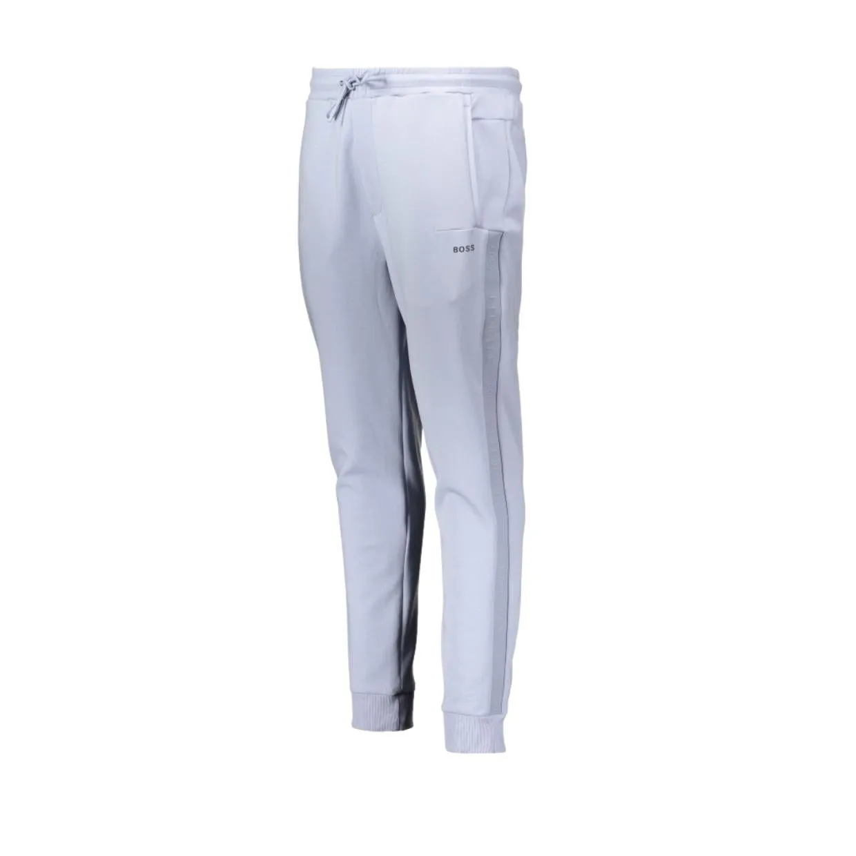 BOSS Sky Blue Hadiko Logo Tape Jogging Bottoms