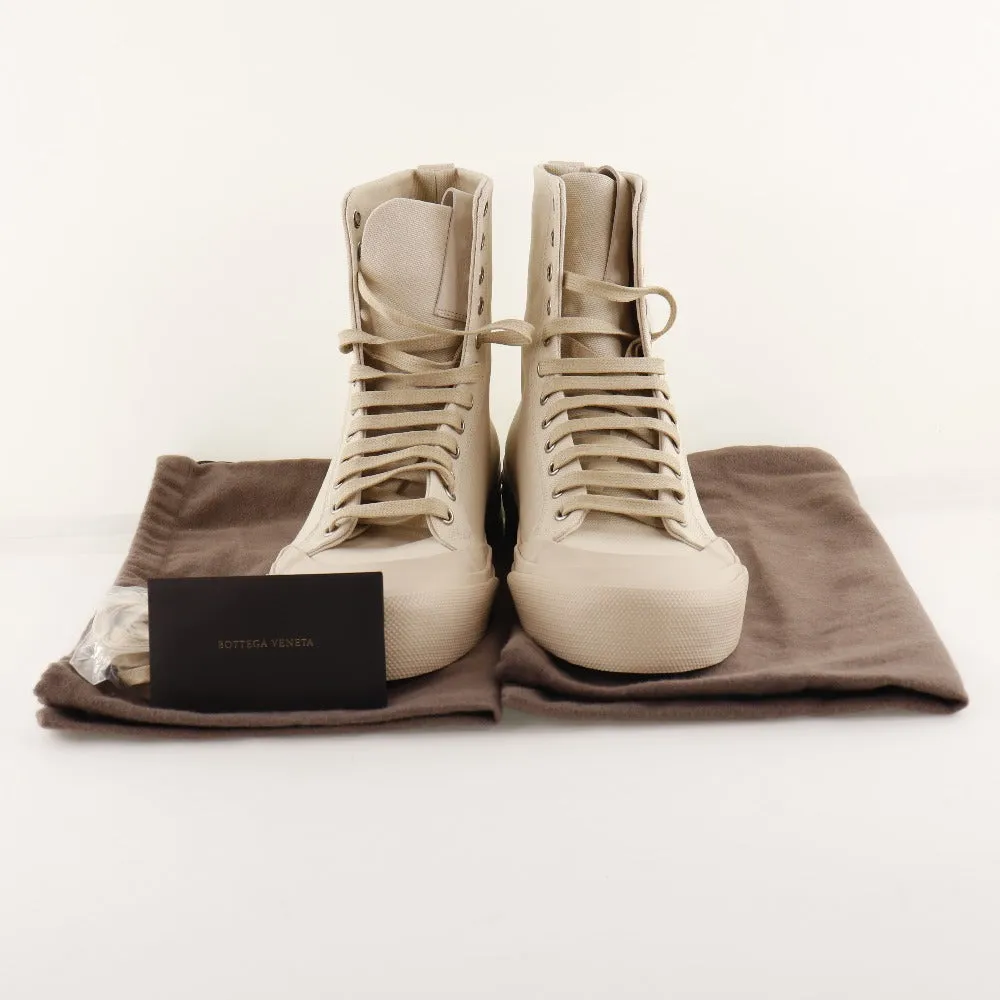 Bottega Veneta Canvas High-Top Sneakers