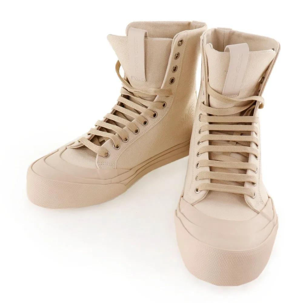 Bottega Veneta Canvas High-Top Sneakers