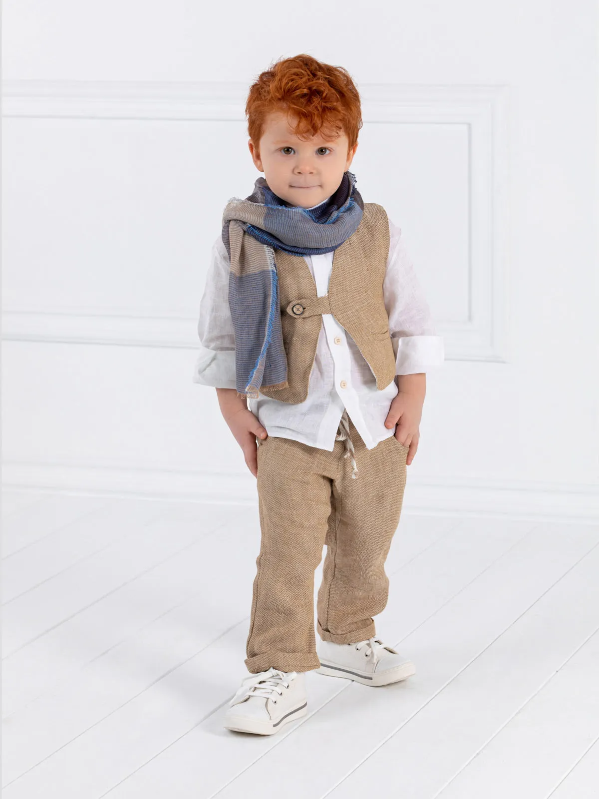 Boy's Baptism outfit set 5pcs - SALERNO