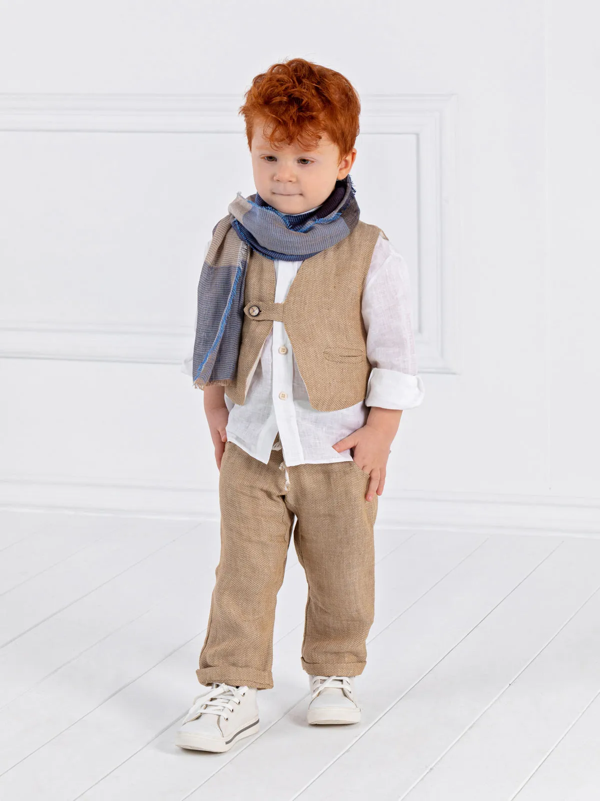 Boy's Baptism outfit set 5pcs - SALERNO