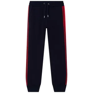 Boys Black / Red Jogging Bottoms