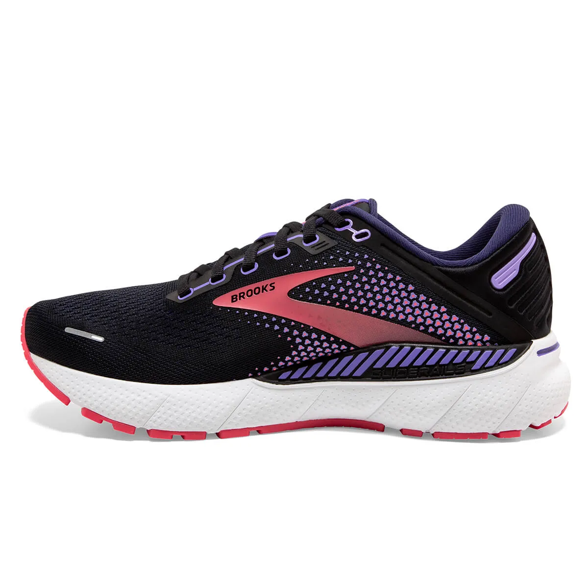 Brooks Adrenaline GTS 22 Womens | Black/purple/coral