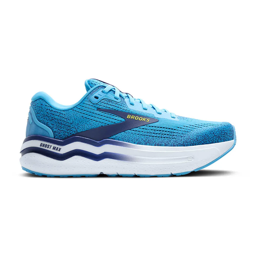 Brooks Ghost Max 2 (Mens) - Bonnie Blue/Blue Ribbon/Yellow