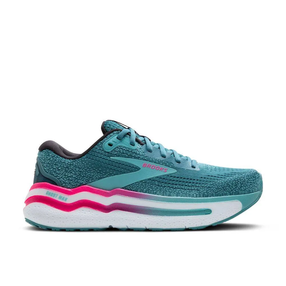 Brooks Ghost Max 2 (Womens) - Storm Blue/Knockout Pink/Aqua