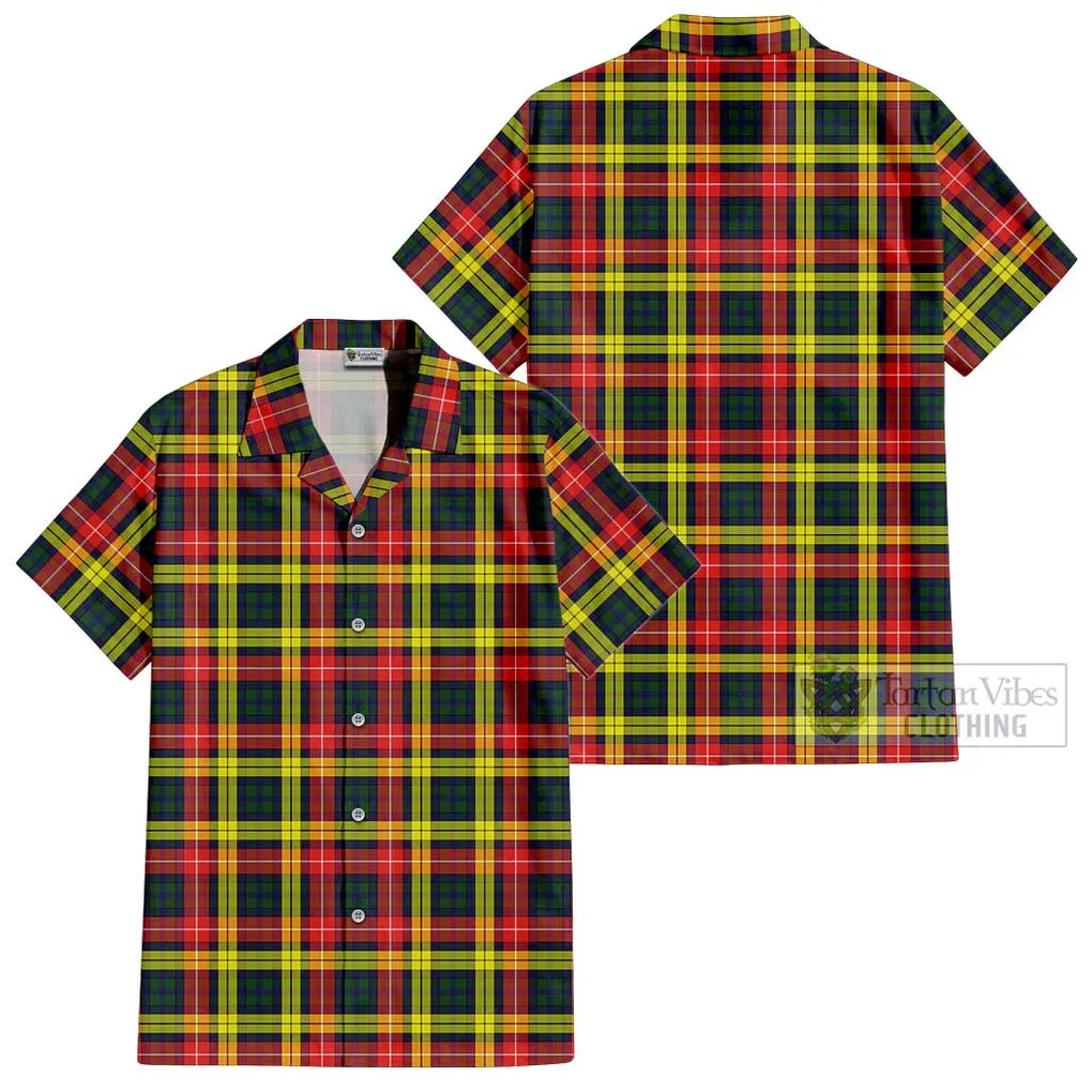 Buchanan Modern Tartan Cotton Hawaiian Shirt