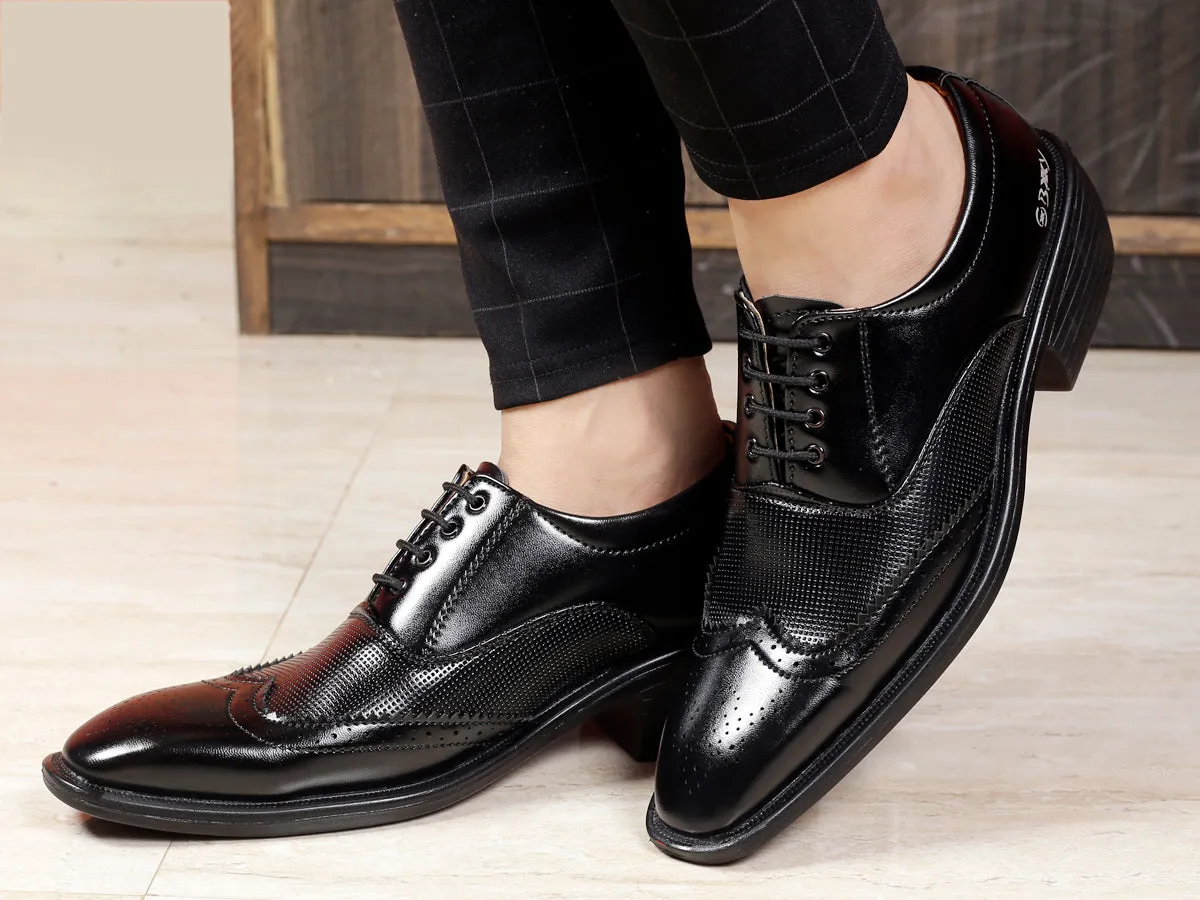 Bxxy Formal Height Increasing Brogue Lace-up Shoes