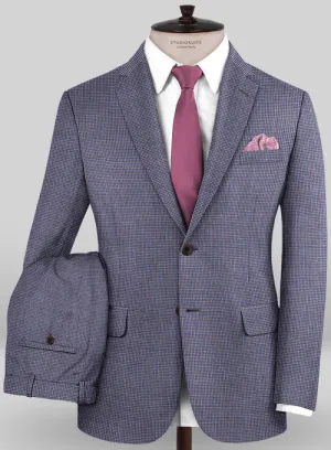 Caccioppoli Sun Dream Miola Blue Wool Silk Suit